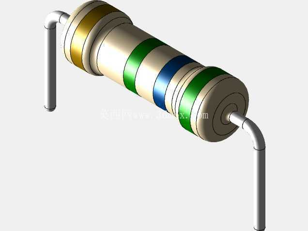 电阻器 0.5W - 间距 12.7mm (500mil)