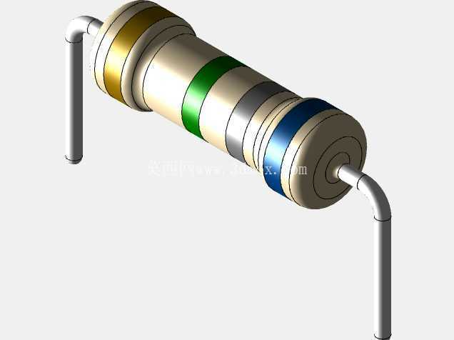 电阻器 0.5W - 间距 12.7mm (500mil)