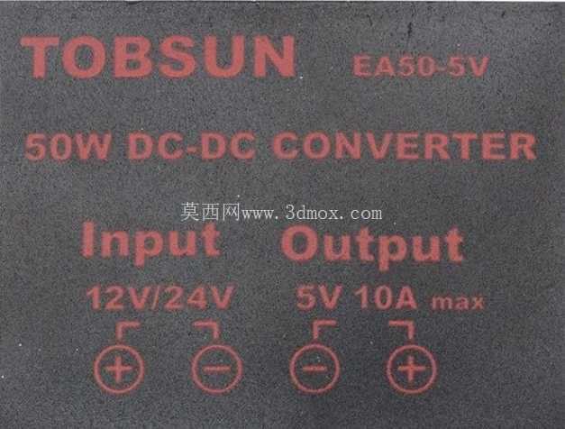 ֱ����ֱ��ת������12V �� 24V �� 5V��10 ���࣬50 �ߣ�Toobsun EA50-5V