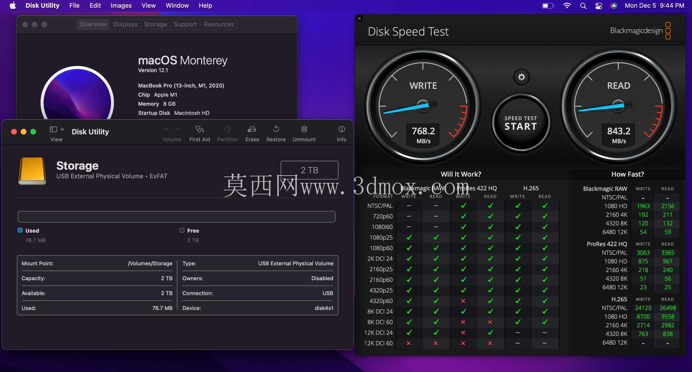 M.2 SSD NVMe 机箱,40Gbps,Thunderbolt 4