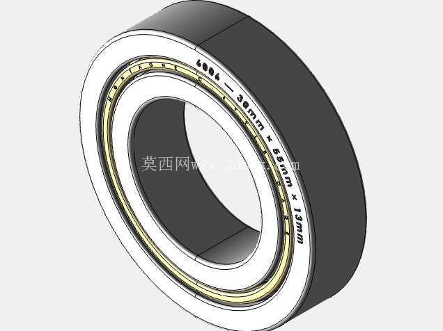 完整的 METRIC 6000,开放式轴承库 — SolidWorks 和 Step 模型