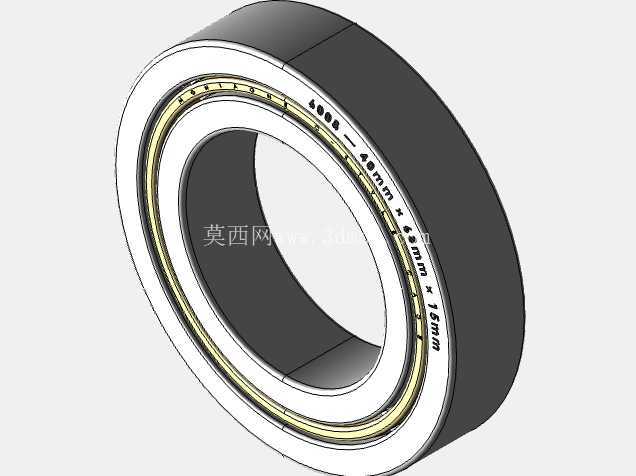 完整的 METRIC 6000,开放式轴承库 — SolidWorks 和 Step 模型