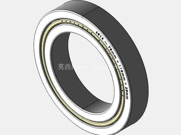 完整的 METRIC 6000,开放式轴承库 — SolidWorks 和 Step 模型