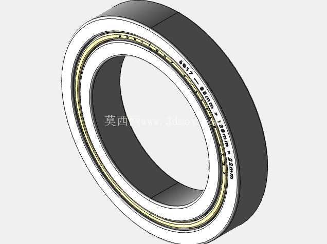 完整的 METRIC 6000,开放式轴承库 — SolidWorks 和 Step 模型