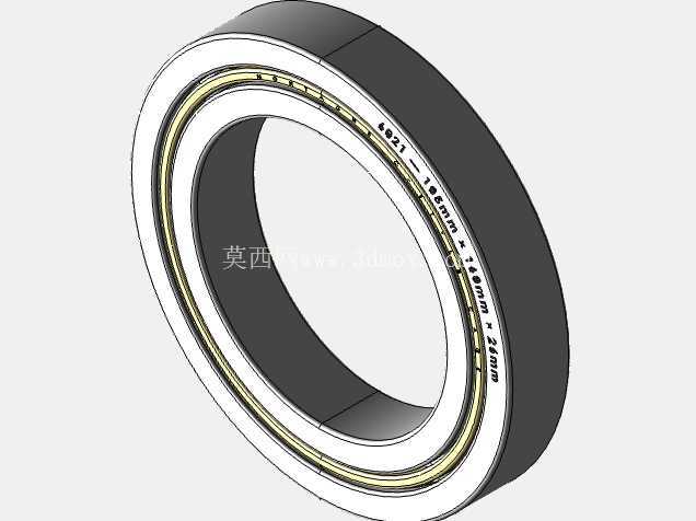 完整的 METRIC 6000,开放式轴承库 — SolidWorks 和 Step 模型