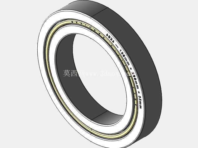 完整的 METRIC 6000,开放式轴承库 — SolidWorks 和 Step 模型