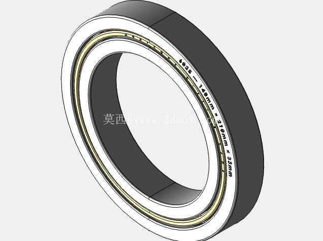 完整的 METRIC 6000,开放式轴承库 — SolidWorks 和 Step 模型
