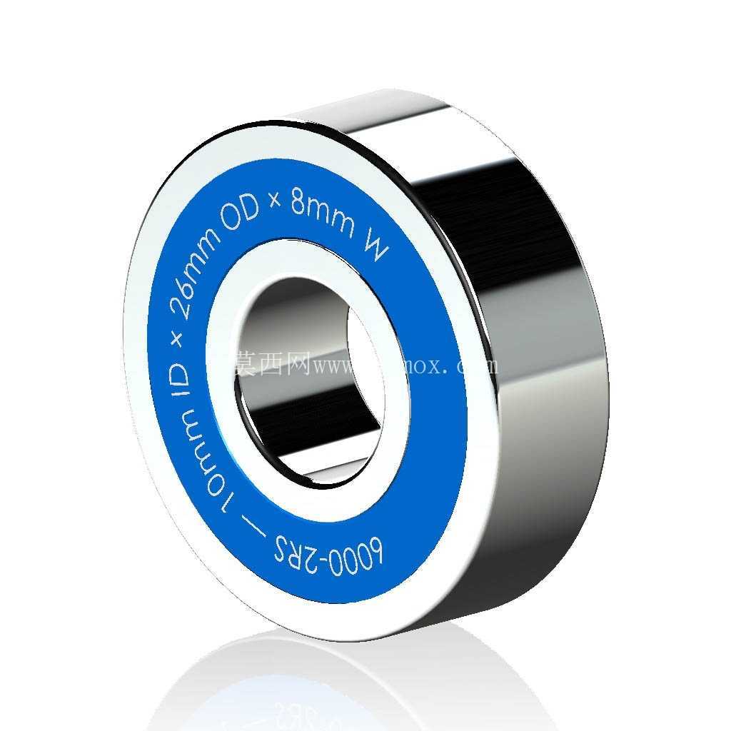 �����Ĺ��� 6000-2RS��˫�ܷ���п� �� SolidWorks �� Step ģ��