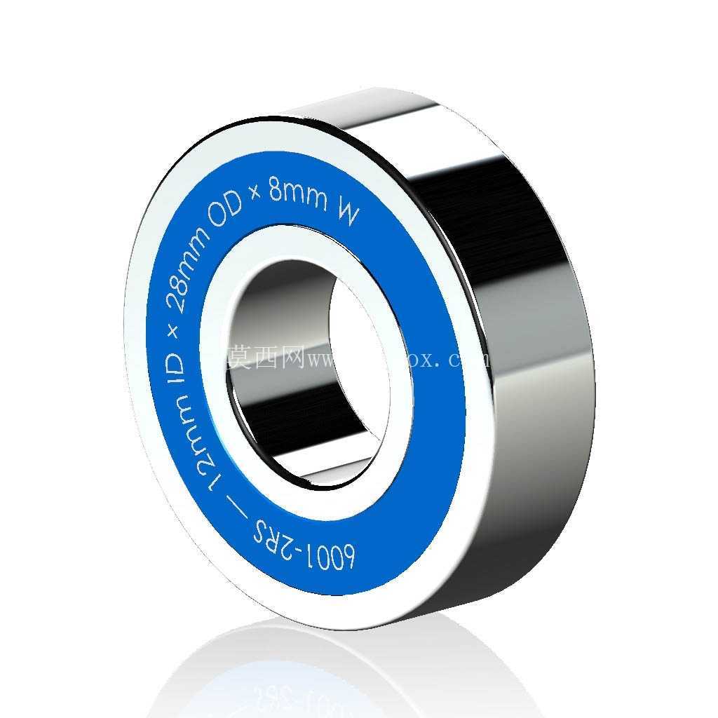 �����Ĺ��� 6000-2RS��˫�ܷ���п� �� SolidWorks �� Step ģ��