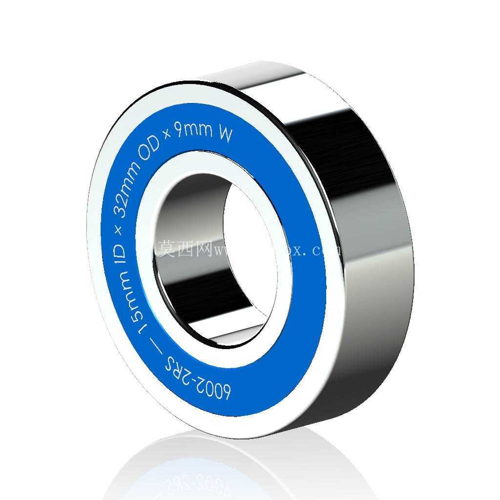 �����Ĺ��� 6000-2RS��˫�ܷ���п� �� SolidWorks �� Step ģ��