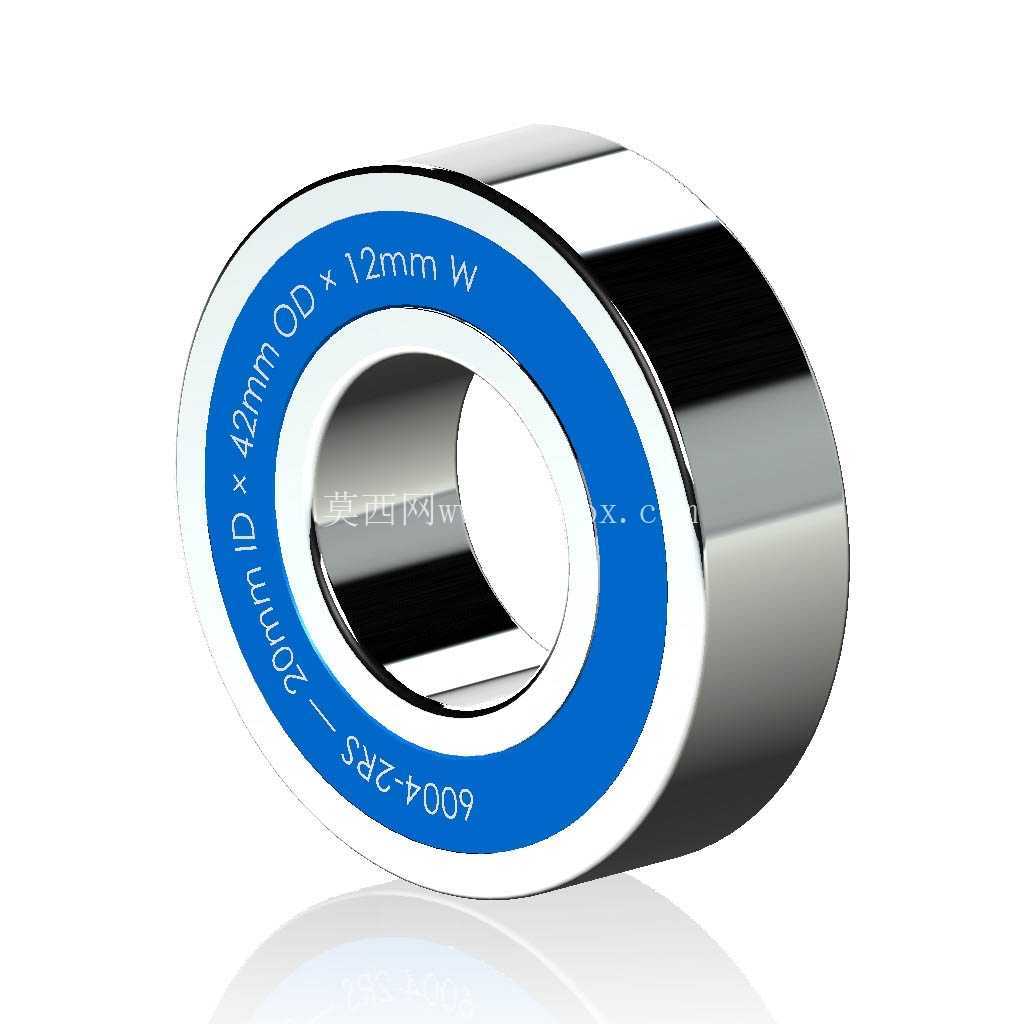 �����Ĺ��� 6000-2RS��˫�ܷ���п� �� SolidWorks �� Step ģ��