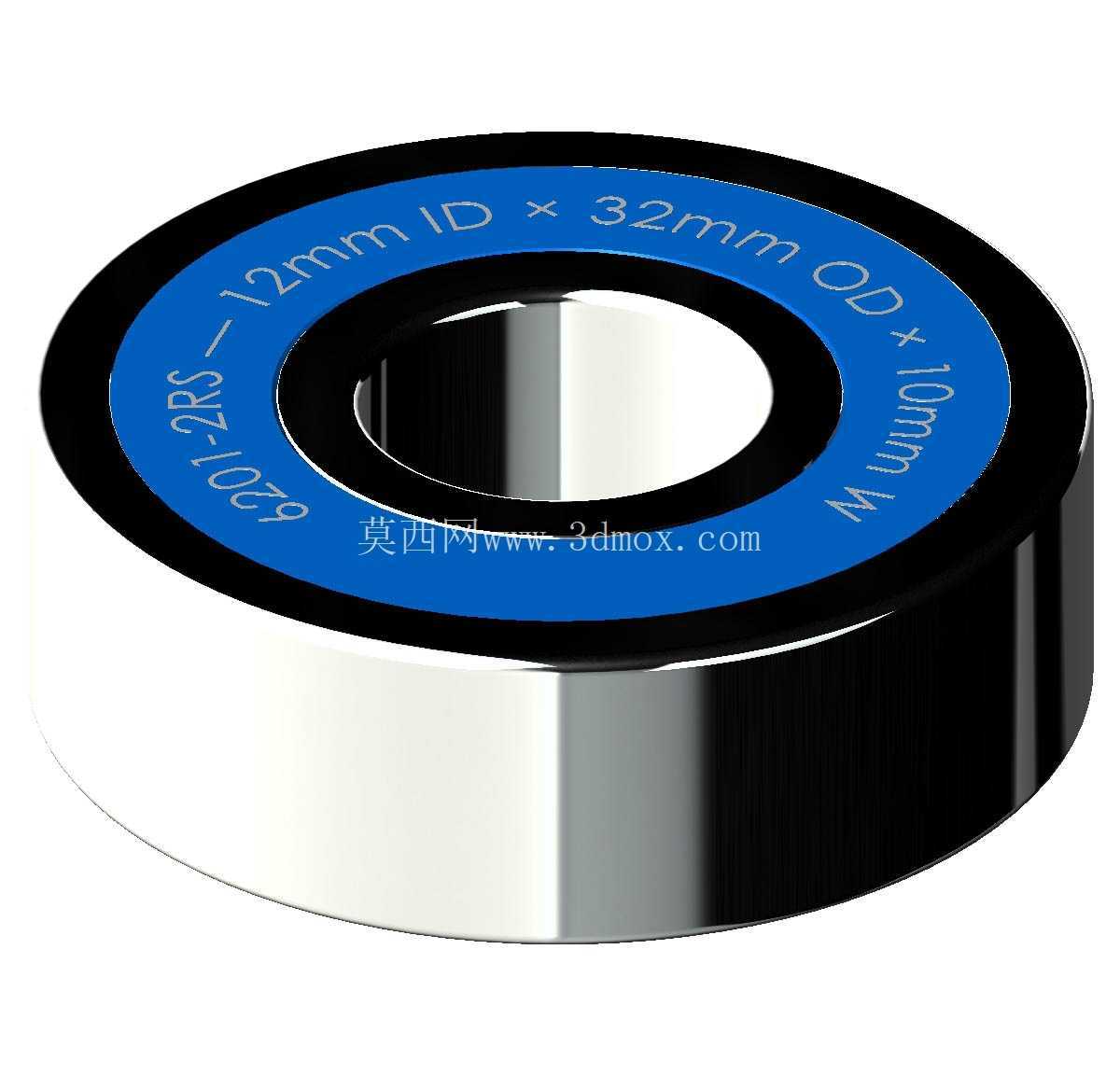 �����Ĺ��� 6200-2RS��˫�ܷ���п� �� SolidWorks �� Step ģ��