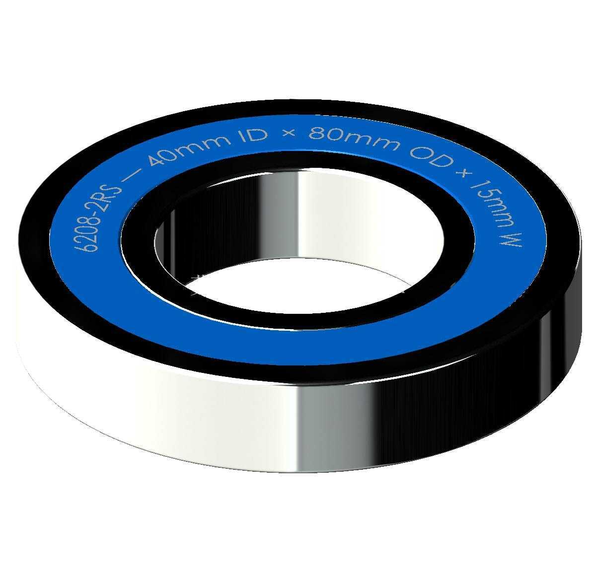 �����Ĺ��� 6200-2RS��˫�ܷ���п� �� SolidWorks �� Step ģ��
