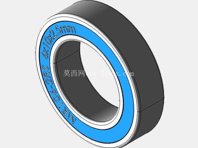 完整的全局参数化公制,双密封MR-2RS-SERIES微型轴承库20240212 - Solidworks和深沟,杠杆,MR-2RS,双密封系列微型公制轴承的步