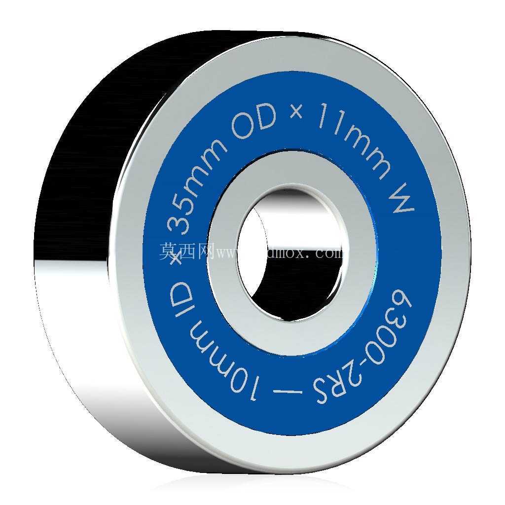 �����Ĺ��� 6300-2RS��˫�ܷ���п� �� SolidWorks �� Step ģ��