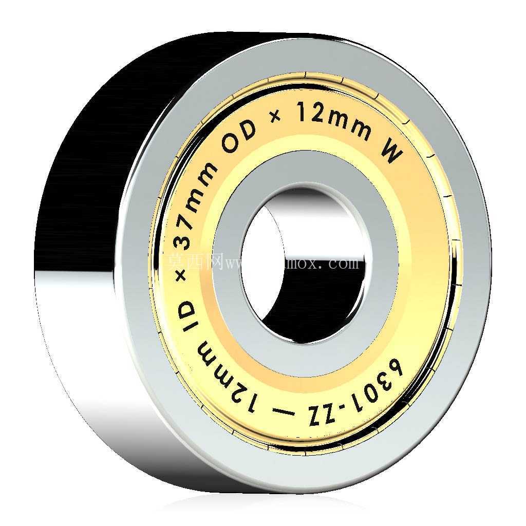 �����Ĺ��� 6300-ZZ��˫������п� �� SolidWorks �� Step ģ��