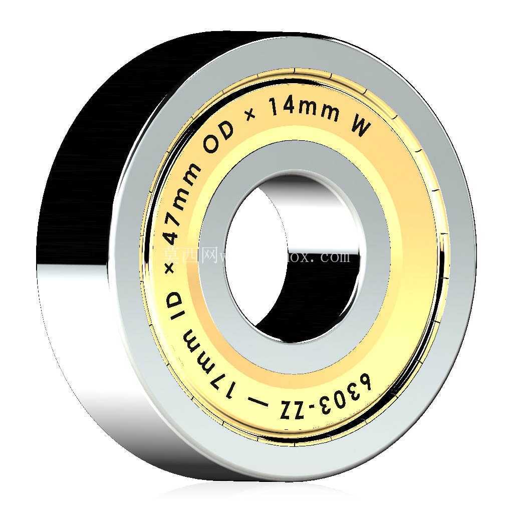 �����Ĺ��� 6300-ZZ��˫������п� �� SolidWorks �� Step ģ��