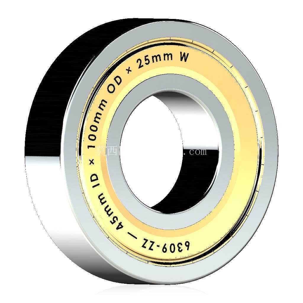 �����Ĺ��� 6300-ZZ��˫������п� �� SolidWorks �� Step ģ��