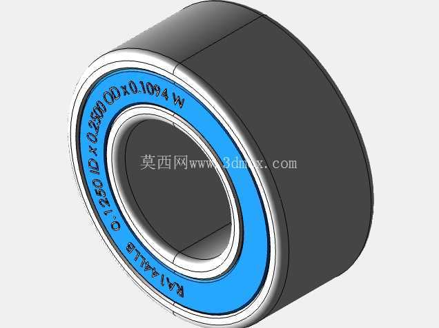 完整的全球参数化微型/微型轴承库:英制系列、宽型 (A)、双密封 (LL) SolidWorks 和 Step CAD 模型