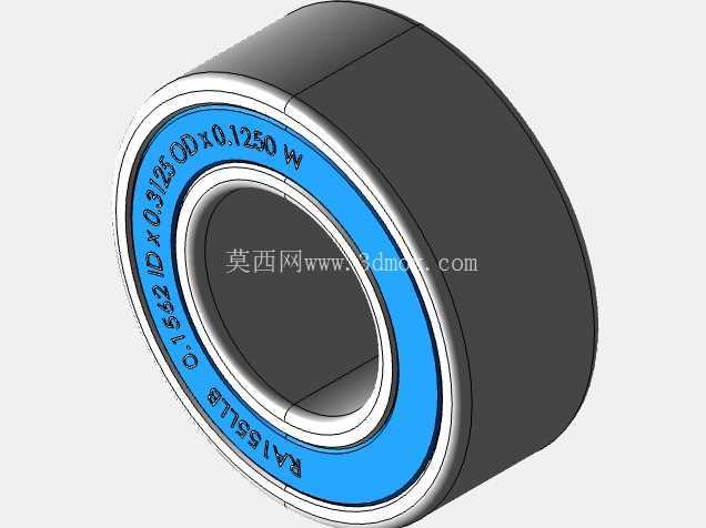 完整的全球参数化微型/微型轴承库:英制系列、宽型 (A)、双密封 (LL) SolidWorks 和 Step CAD 模型