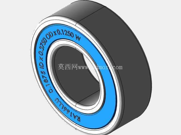 完整的全球参数化微型/微型轴承库:英制系列、宽型 (A)、双密封 (LL) SolidWorks 和 Step CAD 模型