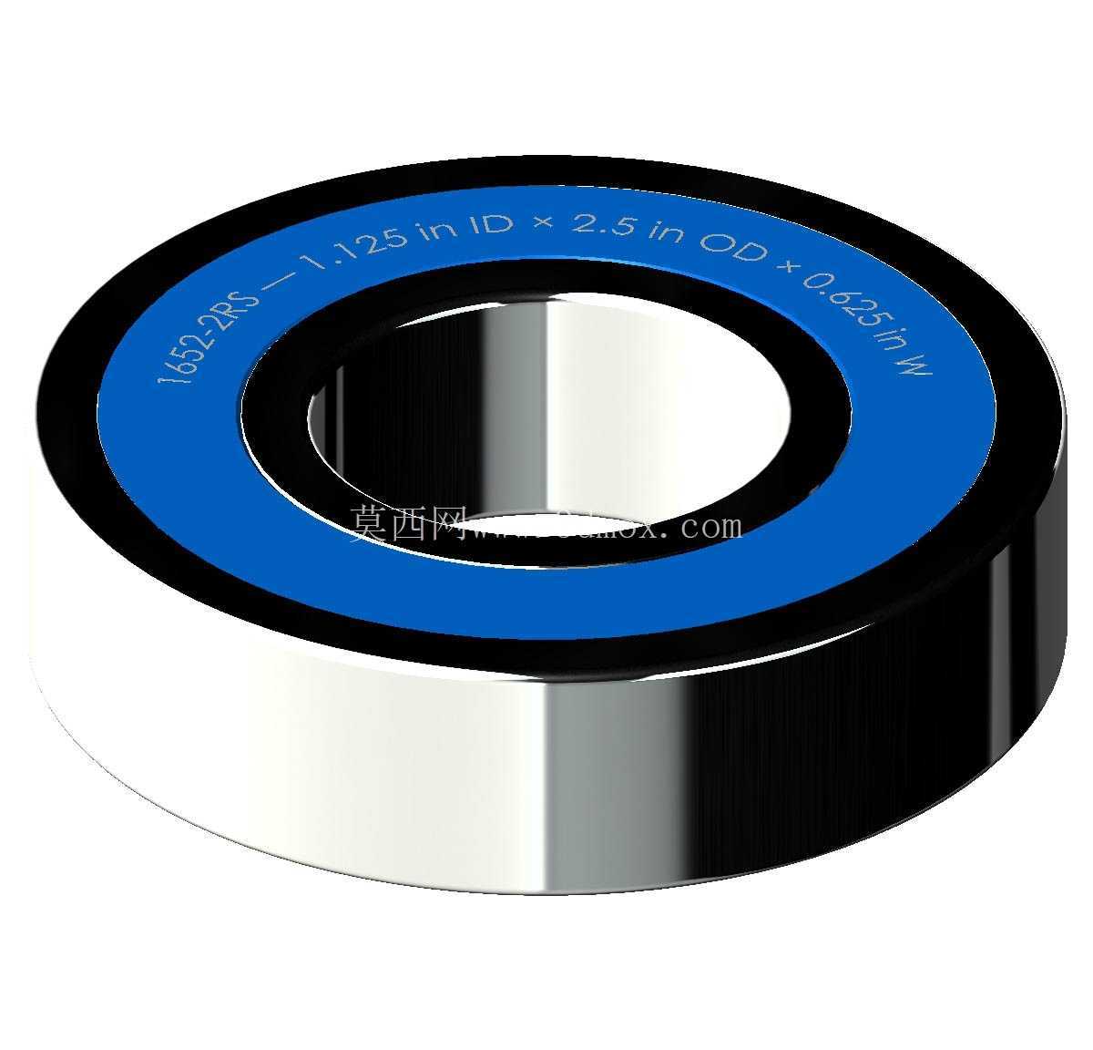 ������Ӣ�� 1600-2RS ϵ�У�˫�ܷ���п� �� SolidWorks �� Step ģ��