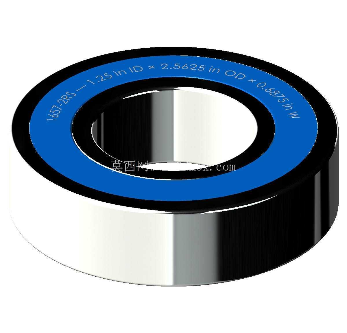 ������Ӣ�� 1600-2RS ϵ�У�˫�ܷ���п� �� SolidWorks �� Step ģ��
