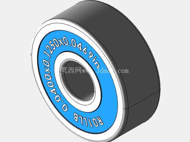 完整的内部参数化微英寸双密封轴承库 20240214 — 双密封微英寸系列微型轴承的 SolidWorks 和 Step 模型
