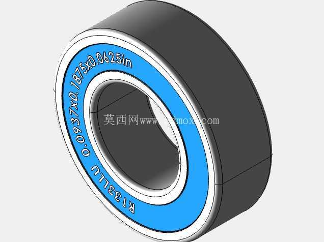 完整的内部参数化微英寸双密封轴承库 20240214 — 双密封微英寸系列微型轴承的 SolidWorks 和 Step 模型