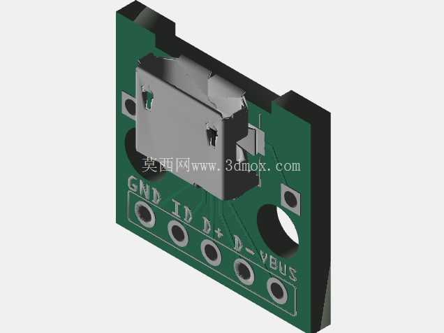 CAD微型USB PCB