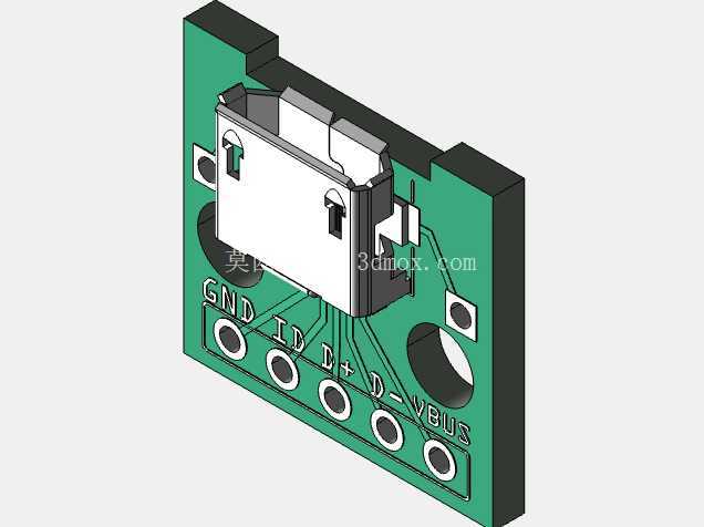 CAD微型USB PCB
