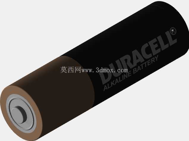 用于扩展项目的 AA 电池 CAD