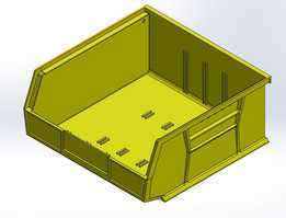 带标签的11\“x 11\”x 5\“货架仓