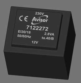 变压器230/12V 2.8VA-AVISOR 7122272