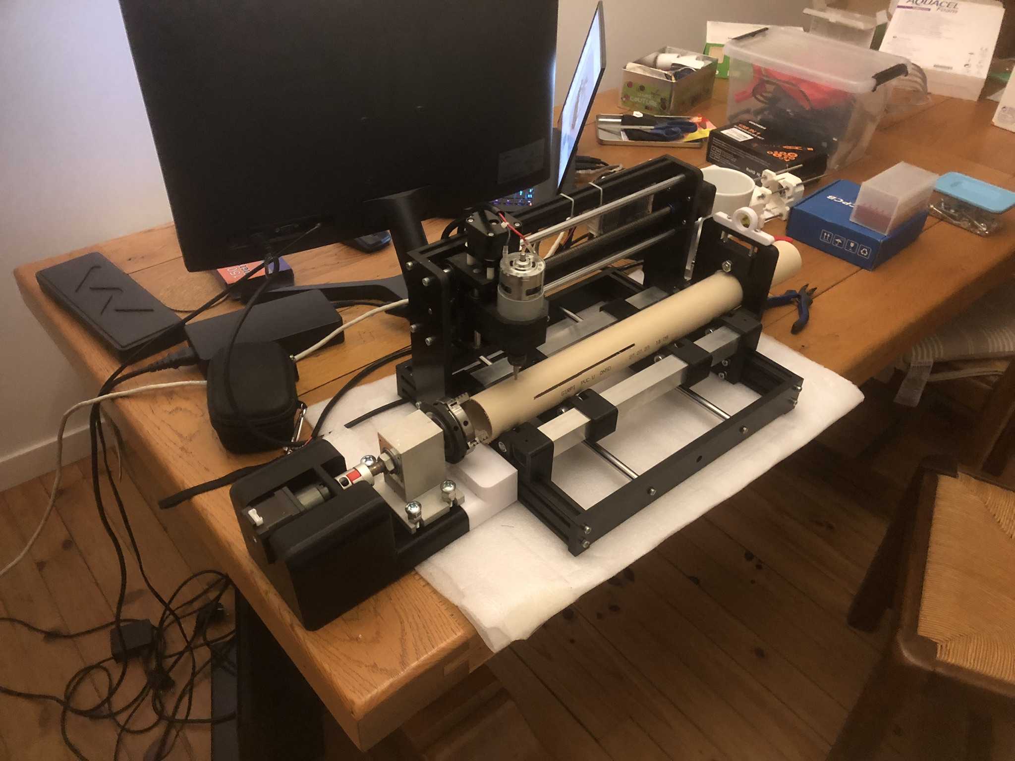 CNC 3018 50MM���׹ܰ�