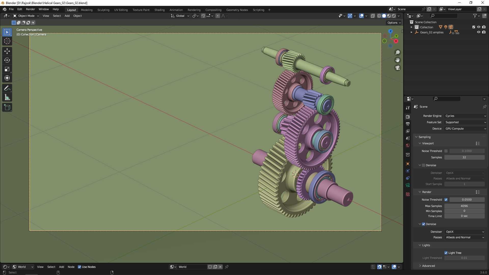 Gears Blender��Ⱦ02