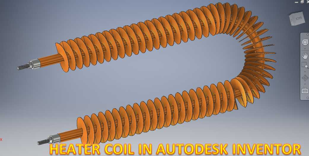 Autodesk Inventor中的加热器线圈|| Inventor初学者绘图实践|| Inventor教程