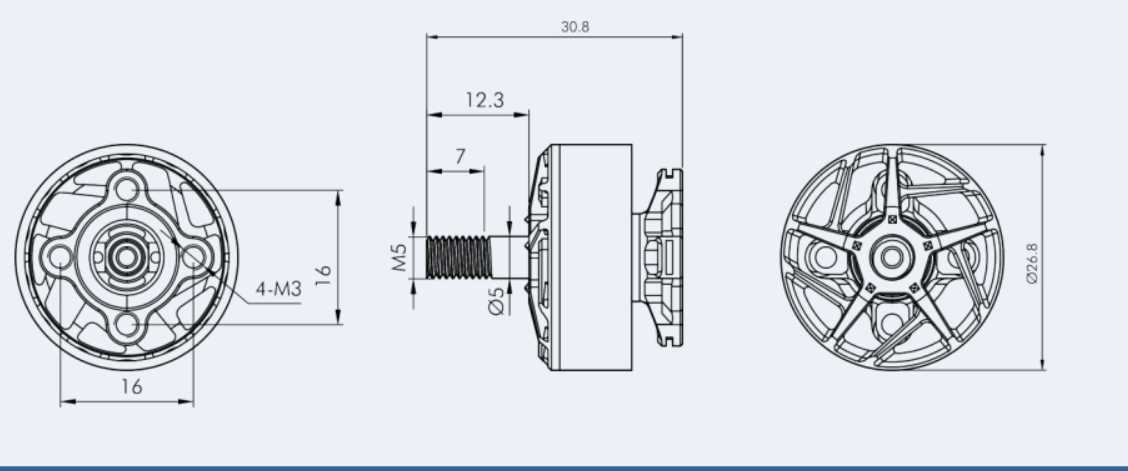 TMOTOR F60 Pro V-LV 2207.5赛车-/1950KV