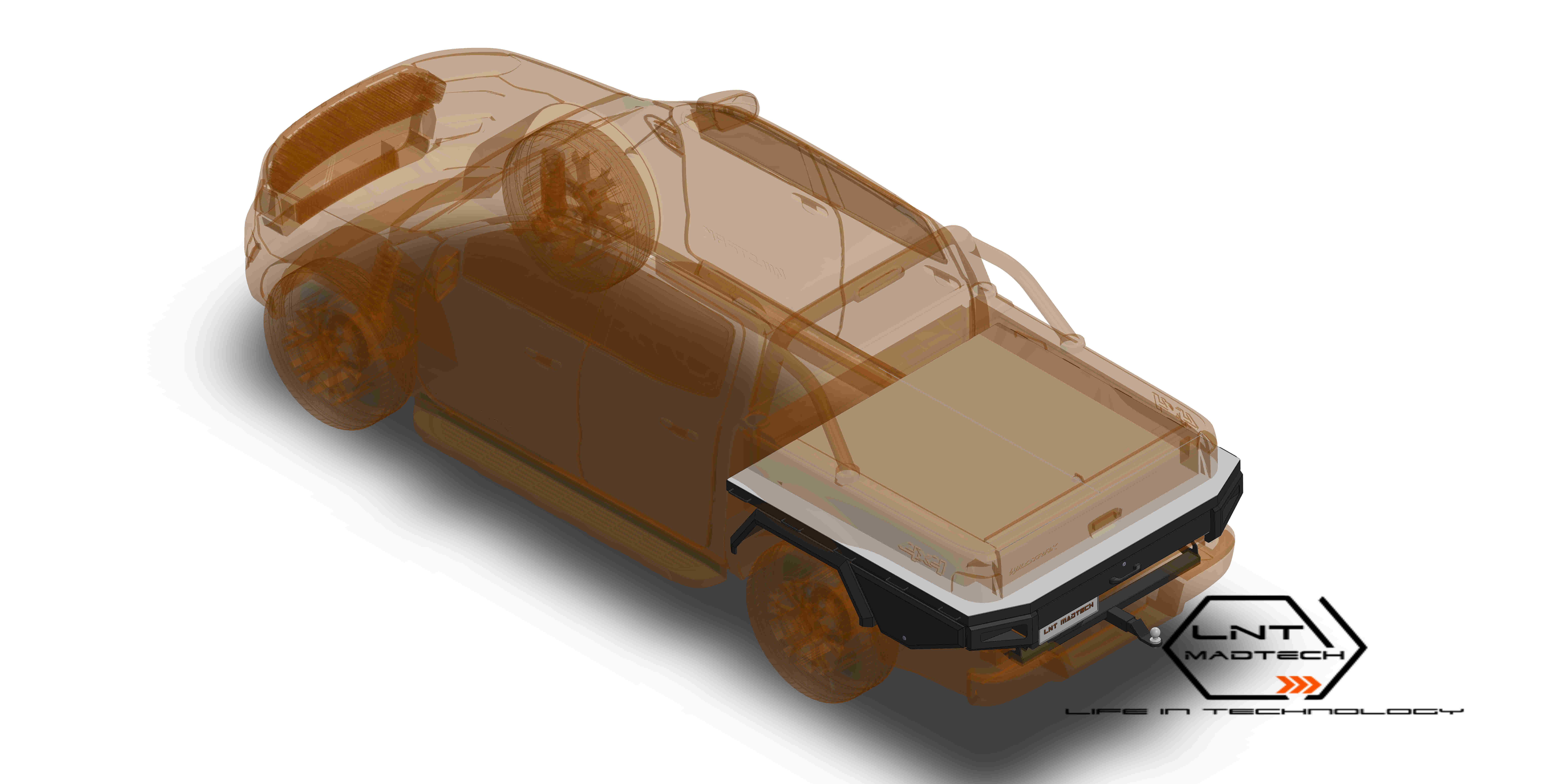 FORD Ranger 2012-2021ƽ�忨������ͺ�01[FBT1R12+]