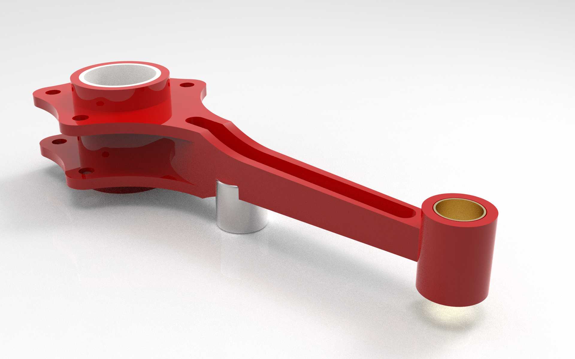 solidworks中的主杆装配图