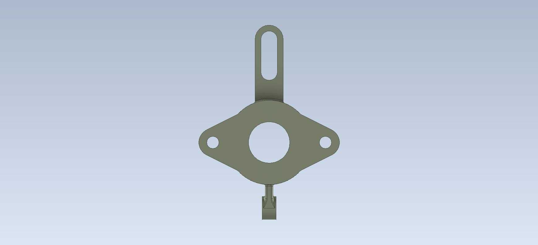 三维CAD基本练习/控制支架/Soporte de Control/Autodesk Inventor Pro