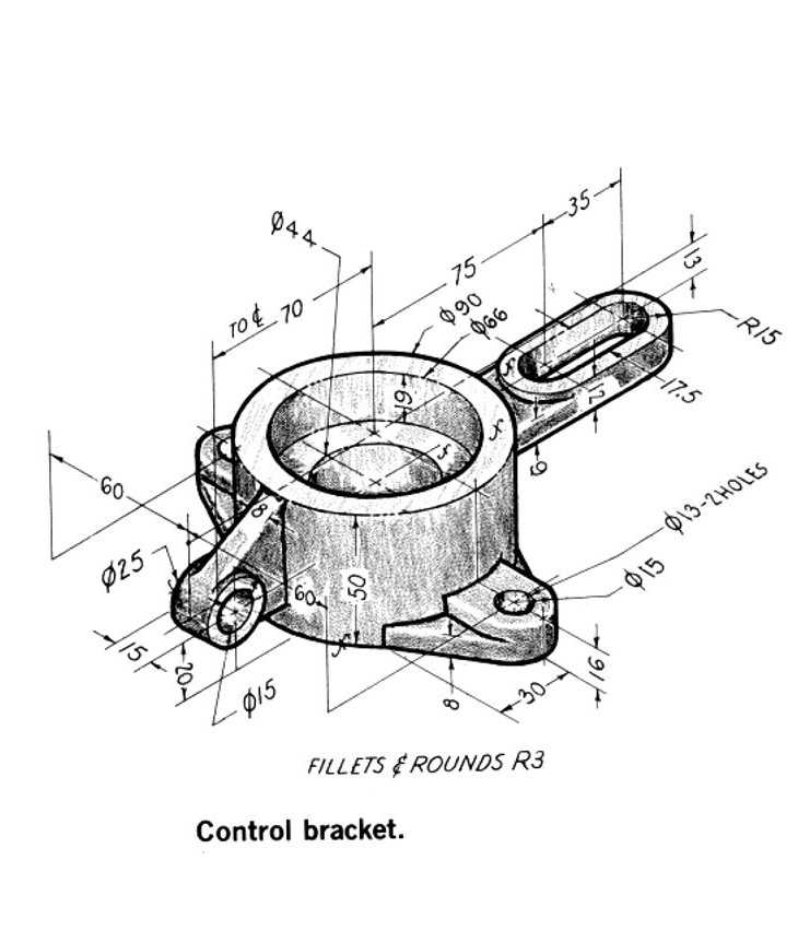三维CAD基本练习/控制支架/Soporte de Control/Autodesk Inventor Pro