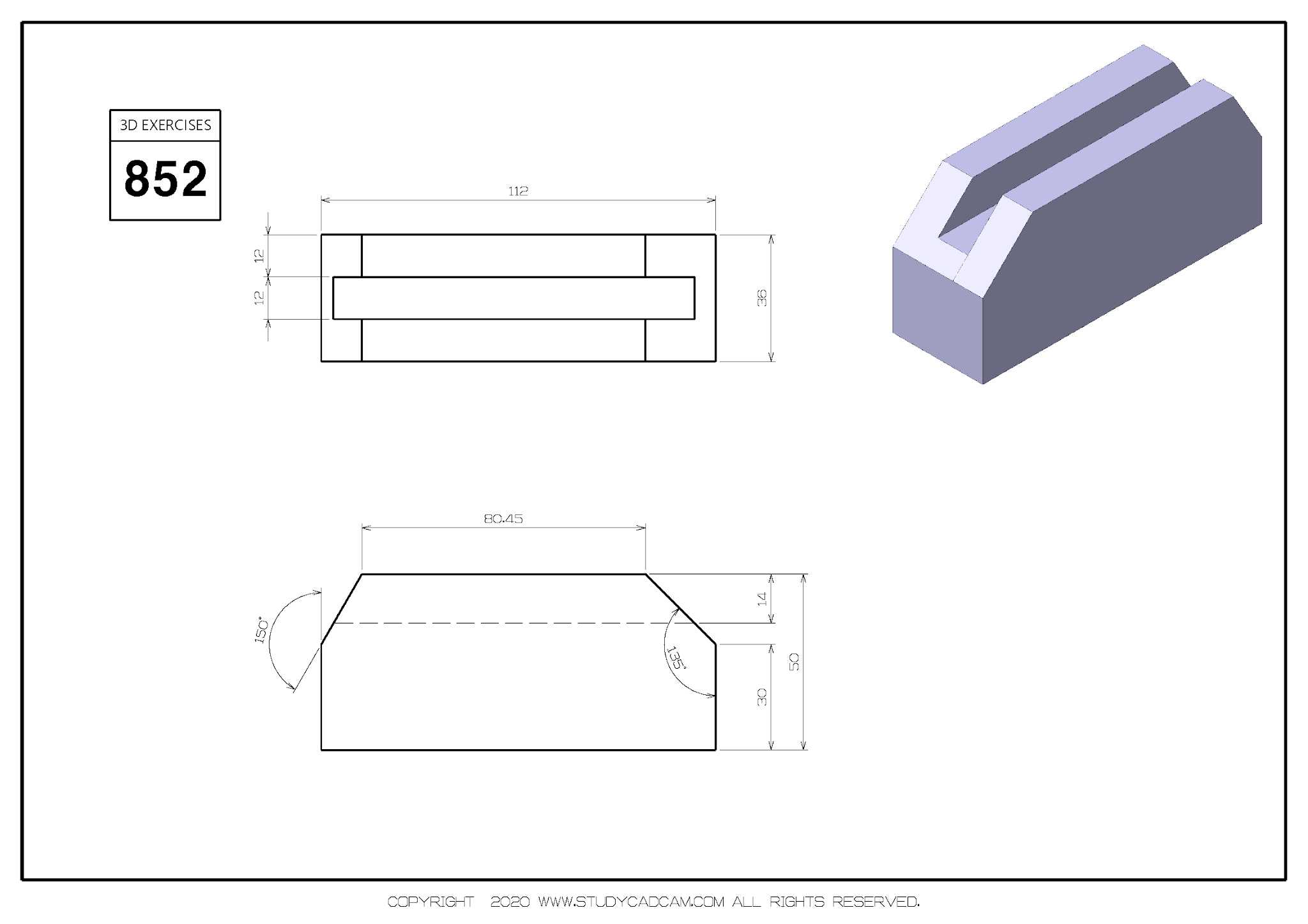 Studycadcam��άCAD��ϰ852/Autodesk Inventor Pro