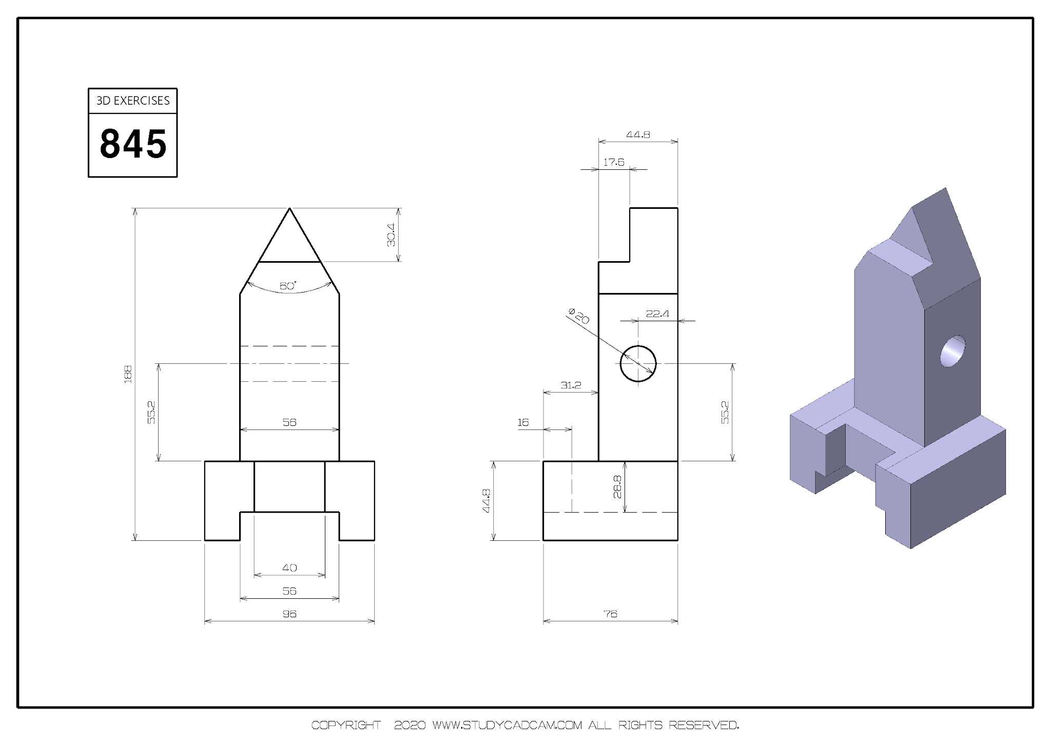 Studycadcam��άCAD��ϰ845/��ȫԿ��/Lave de Seguridad/Autodesk Inventor Pro