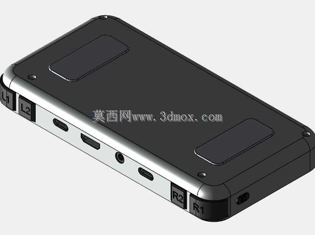 游戏控制台3D模型