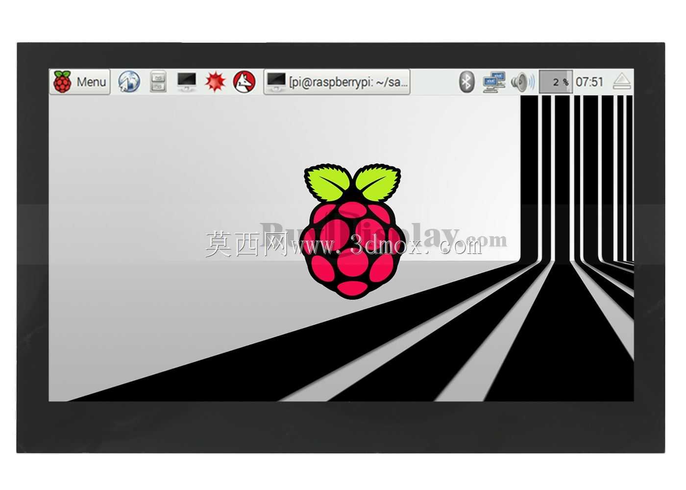 用于Raspberry Pi的IPS 4.3英寸电容式触摸显示器800x480 MIPI DSI接口