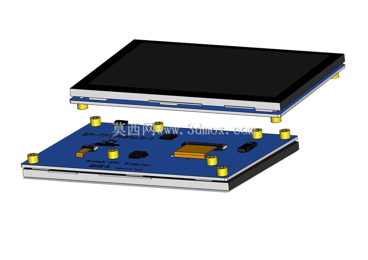 5英寸电容触摸IPS显示屏800x480 MIPI DSI接口,用于Raspberry Pi