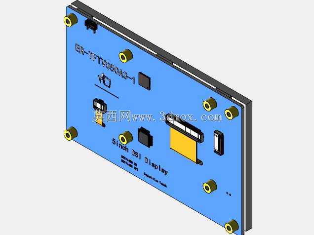 5英寸电容触摸IPS显示屏800x480 MIPI DSI接口,用于Raspberry Pi