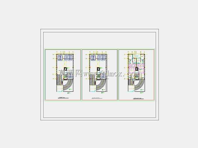 4层公寓平面图