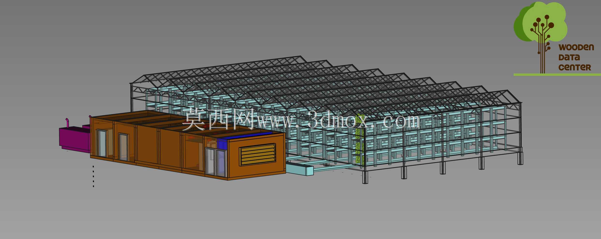 WoodenDataCenter:模块化24机架